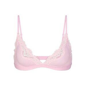 SKIMS fits everybody lace triangle bra in cherry blossom multi